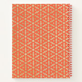 モロッコ民族幾何学モザイクパターン ノートブック (裏面)