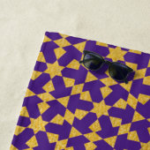 モロッコ民族幾何学モザイクパターン ビーチタオル (インサイチュ)