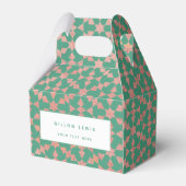 モロッコ民族幾何学モザイクパターン フェイバーボックス (正面サイド)