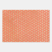 モロッコ民族幾何学モザイクパターン ラッピングペーパーシート (正面3)