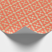 モロッコ民族幾何学モザイクパターン ラッピングペーパー (角)