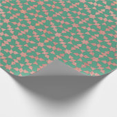 モロッコ民族幾何学モザイクパターン ラッピングペーパー (角)