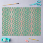 モロッコ民族幾何学モザイクパターン 薄葉紙 (クラフト)