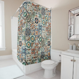 モロッコ混合学 シャワーカーテン