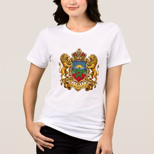 モロッコ王室の伝統的紋章Tシャツ| トライブレンドTシャツ (正面)