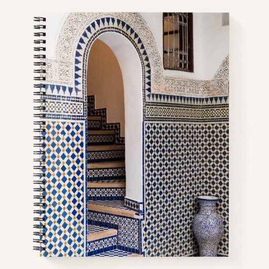 モロッコ瓦の入り口 ノートブック (正面)