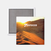 モロッコ砂漠 マグネット (正面/裏面)