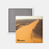 モロッコ磁石の砂丘 マグネット (正面/裏面)