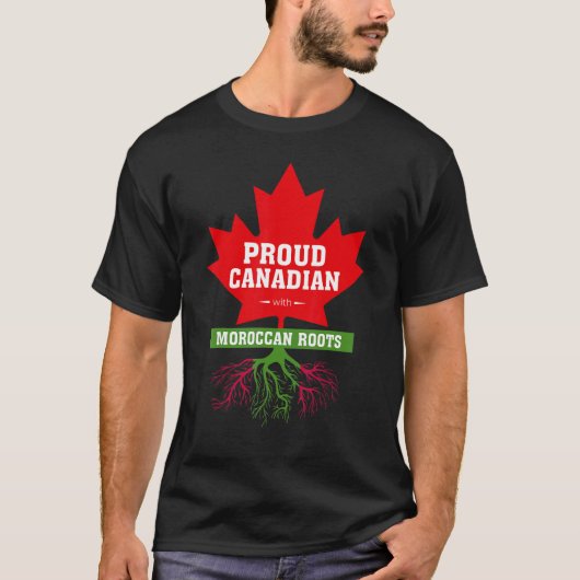 モロッコ系カナダ人 カナダ市民権 Tシャツ (正面)