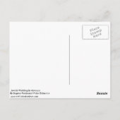 モロッコ結婚のユダヤ人 ポストカード (裏面)