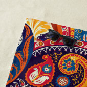 モロッコ結婚ズバケーション名前をカスタムする ビーチタオル (インサイチュ)