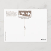 モロッコ絵を描コハガキ ポストカード (裏面)