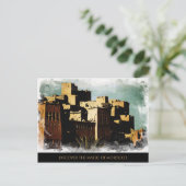 モロッコ絵を描コハガキ ポストカード (スタンド正面)