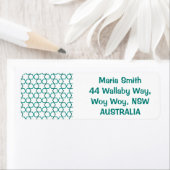 モロッコ織り模様 ラベル (インサイチュ)