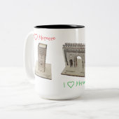 モロッコ茶やモロッコ茶を楽しむ飲みたい人のためのマグカップ ツートーンマグカップ (正面左)