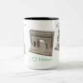 モロッコ茶やモロッコ茶を楽しむ飲みたい人のためのマグカップ ツートーンマグカップ (中央)