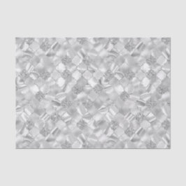 モロッコ銀クローバー模様 薄葉紙