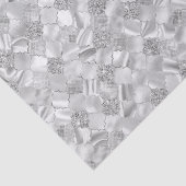 モロッコ銀クローバー模様 薄葉紙 (詳細)