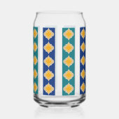 モロッコ飲み物用品セットの味 ガラス缶 (正面)