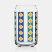 モロッコ飲み物用品セットの味 ガラス缶 (左)