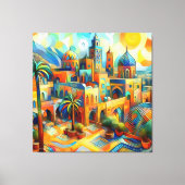 モロッコ魔法inアート：アウスサード キャンバスプリント (正面)