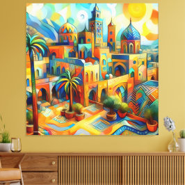 モロッコ魔法inアート:アウスサード キャンバスプリント