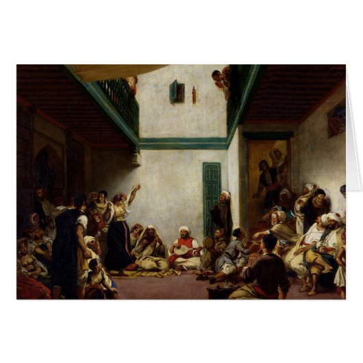 モロッコ1841年のユダヤ人結婚式 (正面横)