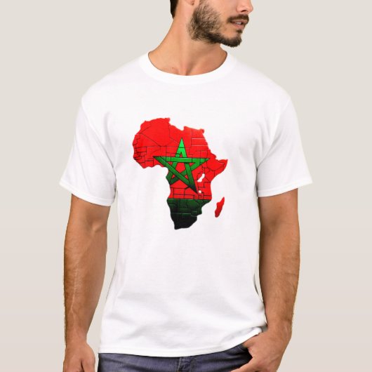 モロッコ: アフリカのハート Tシャツ (正面)