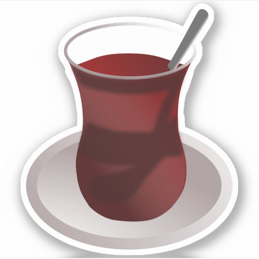 モロッコ・アラブ中東茶 シール (正面)