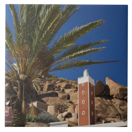 モロッコ、アンチアトラス、タウロス周辺：DAI、Red タイル (正面)