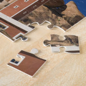 モロッコ、アンチ·アトラス、タフラウト地域：ADAI、赤 ジグソーパズル (側面)