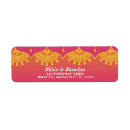 モロッコ – インディアンインスピレーション ラベル