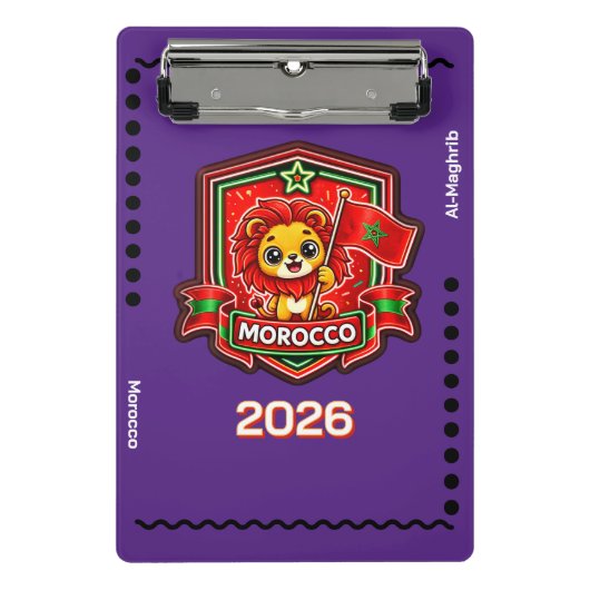 モロッコ キッズ ミニクリップボード (正面)
