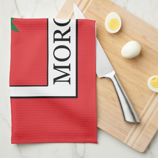 モロッコ キッチンタオル (四つ折り)