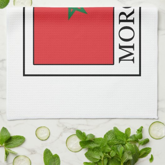 モロッコ キッチンタオル (折り畳み)