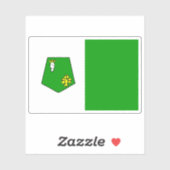 モロッコ、ケニトラ国旗 シール (シート)