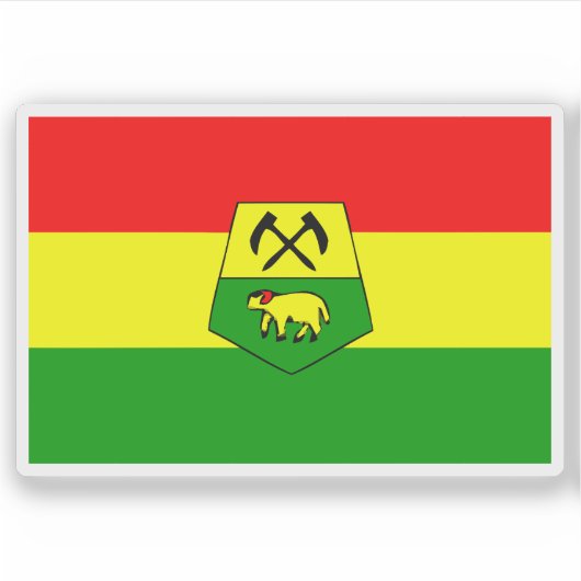 モロッコ、コウリブガ国旗 シール (正面)