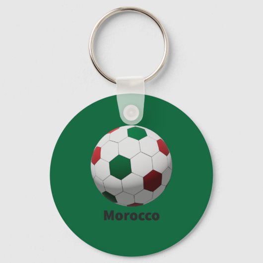 モロッコ サッカー キーホルダー (正面)