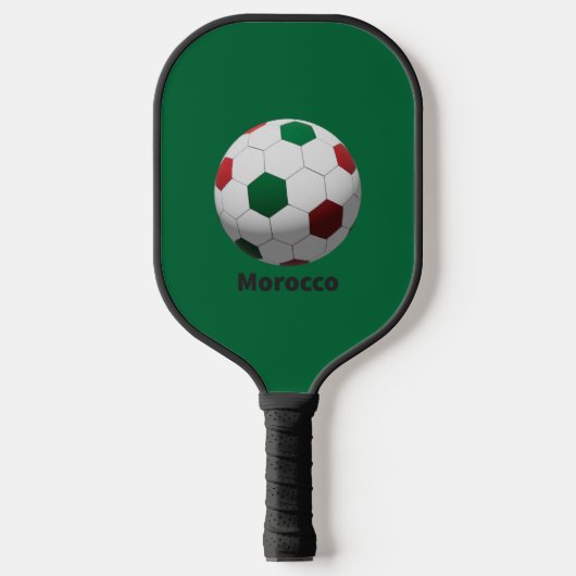 モロッコ サッカー ピックルボールラケット (正面)