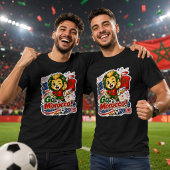 モロッコ サッカー ライオンズ ファン Tシャツ