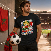 モロッコ サッカー ライオンズ ファン Tシャツ