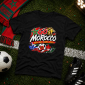 モロッコ サッカー ライオンズ ファン Tシャツ