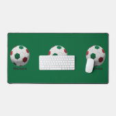 モロッコ サッカー 机マット デスクマット (キーボード&マウス)