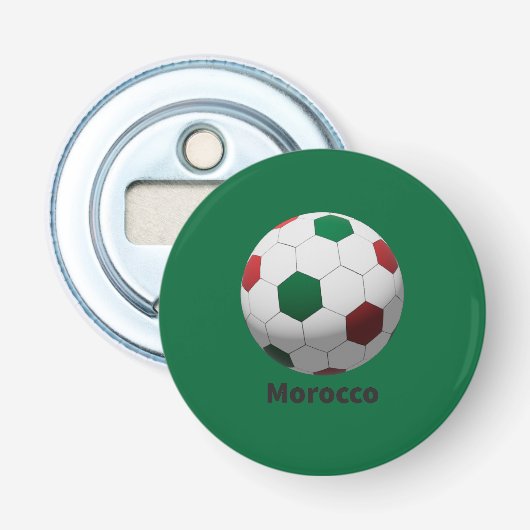 モロッコ サッカー 栓抜き (正面)