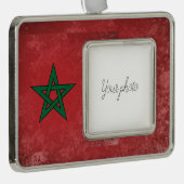 モロッコ シルバープレートフレームオーナメント (右)