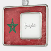 モロッコ シルバープレートフレームオーナメント (左)