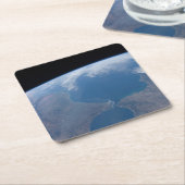 モロッコ、スペイン。 スクエアペーパーコースター (アングル)