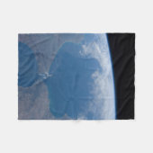 モロッコ、スペイン。 フリースブランケット (正面(横))