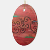 モロッコ セラミックオーナメント (左)