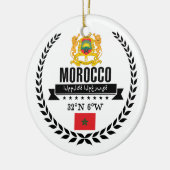 モロッコ セラミックオーナメント (左)